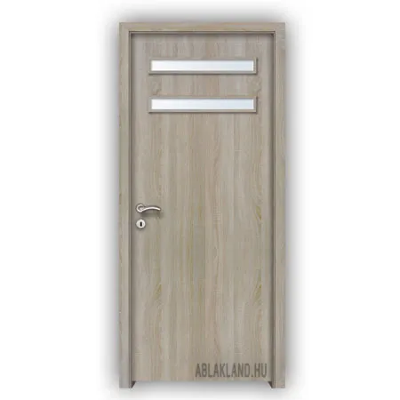 CPL Beltéri Ajtó, Üveges, Nyíló- vagy Tolóajtó, Északi Tölgy, SortiDoor 020