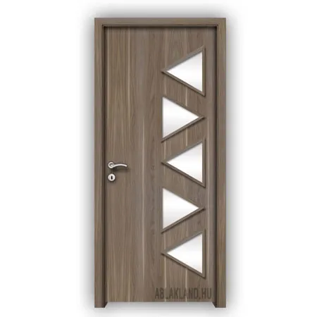 CPL Beltéri Ajtó, Üveges, Nyíló- vagy Tolóajtó, Amerikai Dió, SortiDoor 023