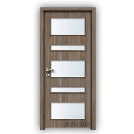 CPL Beltéri Ajtó, Üveges, Nyíló- vagy Tolóajtó, Amerikai Dió, SortiDoor 024