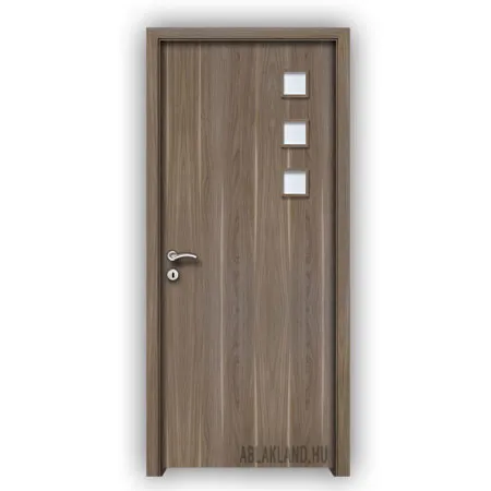 CPL Beltéri Ajtó, Üveges, Nyíló- vagy Tolóajtó, Amerikai Dió, SortiDoor 025