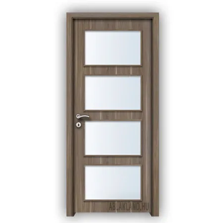 CPL Beltéri Ajtó, Üveges, Nyíló- vagy Tolóajtó, Amerikai Dió, SortiDoor 028