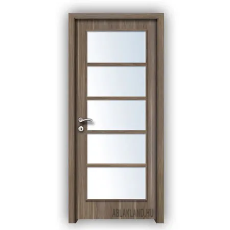 CPL Beltéri Ajtó, Üveges, Nyíló- vagy Tolóajtó, Amerikai Dió, SortiDoor 031