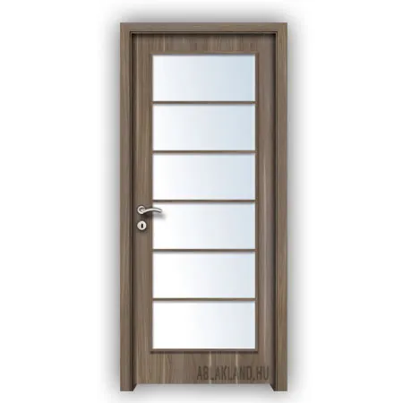 CPL Beltéri Ajtó, Üveges, Nyíló- vagy Tolóajtó, Amerikai Dió, SortiDoor 032