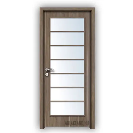 CPL Beltéri Ajtó, Üveges, Nyíló- vagy Tolóajtó, Amerikai Dió, SortiDoor 033