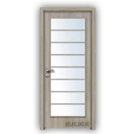 CPL Beltéri Ajtó, Üveges, Nyíló- vagy Tolóajtó, Északi Tölgy, SortiDoor 034