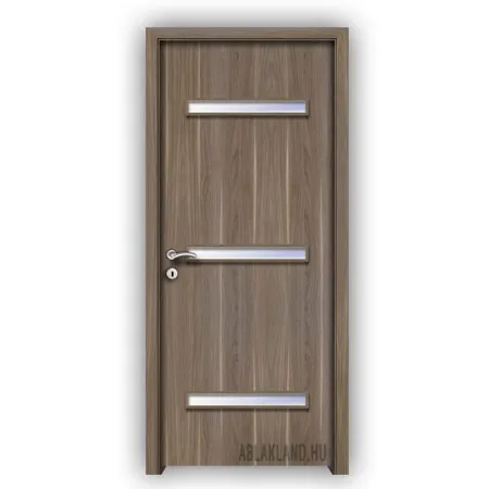 CPL Beltéri Ajtó, Üveges, Nyíló- vagy Tolóajtó, Amerikai Dió, SortiDoor 035