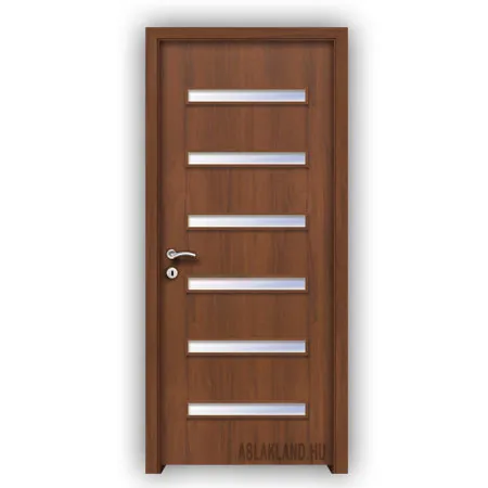 65X210 Dekor Beltéri Ajtó, Üveges, Nyíló- vagy Tolóajtó, Dió, SortiDoor 038SZD