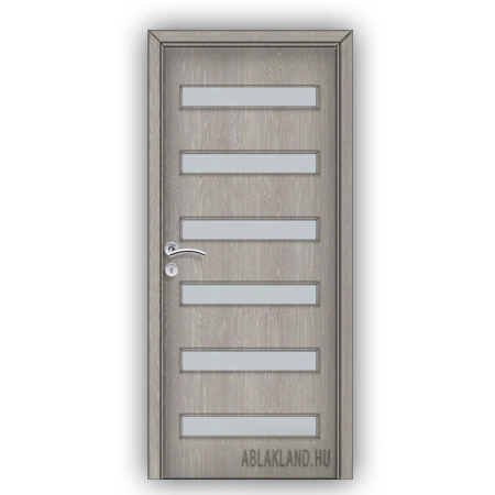 65x210 Dekor Beltéri ajtó, Üveges, Nyíló- vagy Tolóajtó, Sziklás tölgy, SortiDoor 038SZD