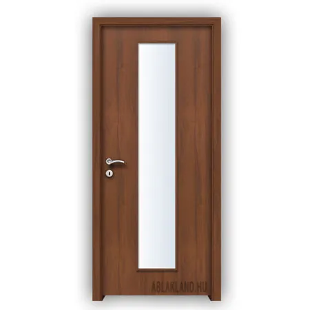 65x210 Dekor Beltéri Ajtó, Üveges, Nyíló- vagy Tolóajtó, Dió, SortiDoor 039SZD