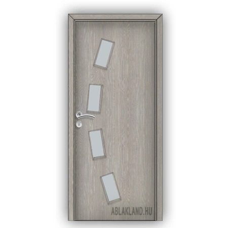 65x210 Dekor Beltéri ajtó, Üveges, Nyíló- vagy Tolóajtó, Sziklás tölgy, SortiDoor 040SZD