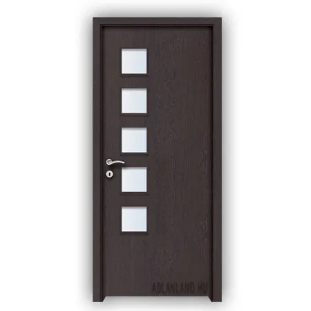 CPL Beltéri Ajtó, Üveges, Nyíló- vagy Tolóajtó, Füstölt Tölgy, SortiDoor 042