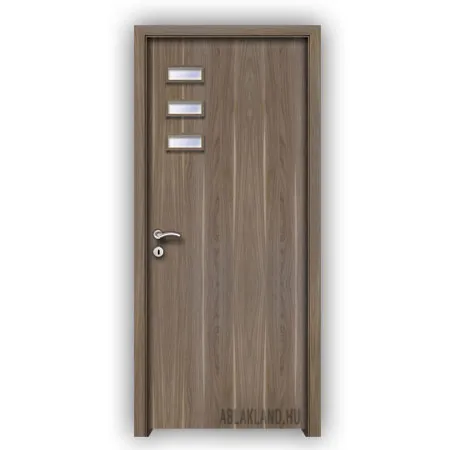 CPL Beltéri Ajtó, Üveges, Nyíló- vagy Tolóajtó, Amerikai Dió, SortiDoor 043