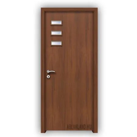 65x210 Dekor Beltéri Ajtó, Üveges, Nyíló- vagy Tolóajtó, Dió, SortiDoor 043SZD