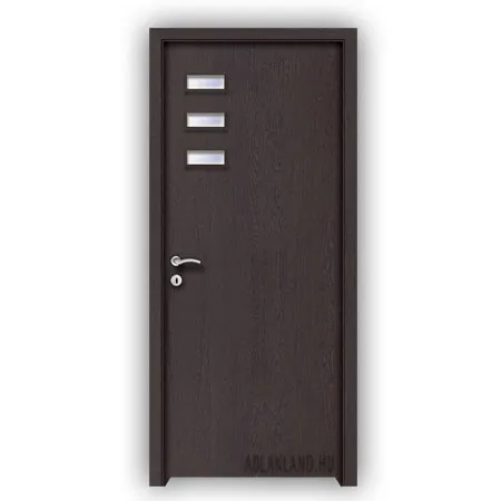 CPL Beltéri Ajtó, Üveges, Nyíló- vagy Tolóajtó, Füstölt Tölgy, SortiDoor 043