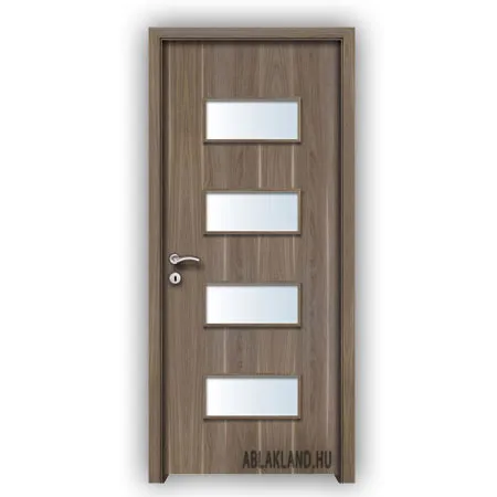 CPL Beltéri Ajtó, Üveges, Nyíló- vagy Tolóajtó, Amerikai Dió, SortiDoor 046