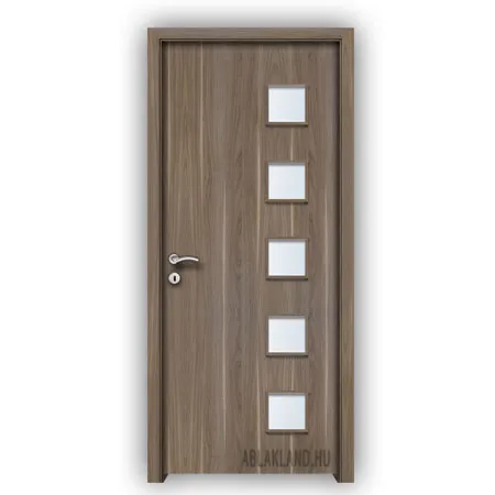 CPL Beltéri Ajtó, Üveges, Nyíló- vagy Tolóajtó, Amerikai Dió, SortiDoor 047