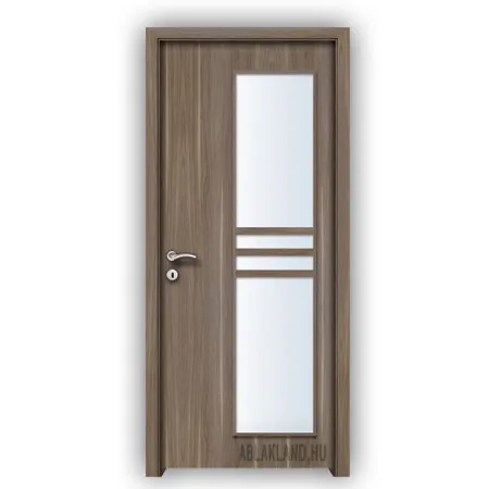 CPL Beltéri Ajtó, Üveges, Nyíló- vagy Tolóajtó, Amerikai Dió, SortiDoor 050