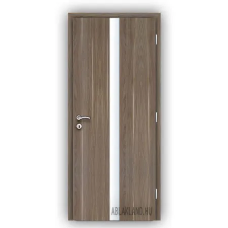 CPL Beltéri Ajtó, Biztonsági Edzett Üveges, Nyíló- vagy Tolóajtó, Amerikai Dió, SortiDoor 055