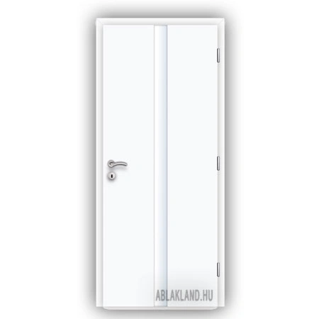 CPL Beltéri Ajtó, Biztonsági Edzett Üveges, Nyíló- vagy Tolóajtó, Gleccser Fehér, SortiDoor 055