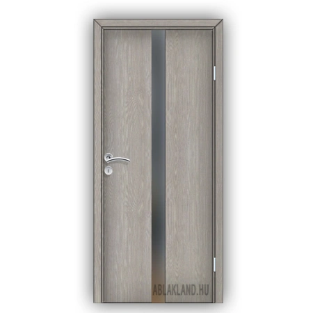 65x210 Dekor Beltéri ajtó, Edzett Üveges, Nyíló- vagy Tolóajtó, Sziklás tölgy, SortiDoor 055SZD