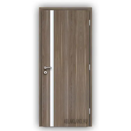 CPL Beltéri Ajtó, Biztonsági Edzett Üveges, Nyíló- vagy Tolóajtó, Amerikai Dió, SortiDoor 056