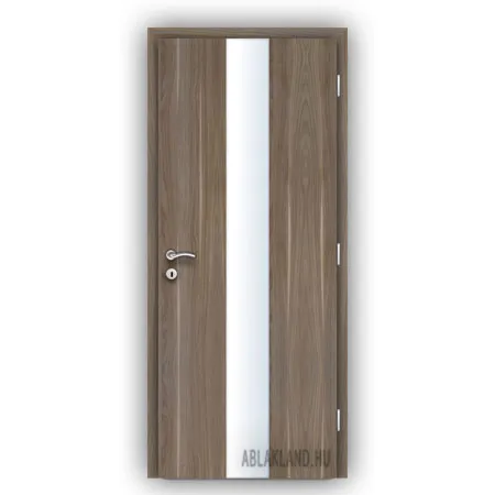 CPL Beltéri Ajtó, Biztonsági Edzett Üveges, Nyíló- vagy Tolóajtó, Amerikai Dió, SortiDoor 057