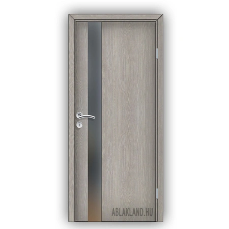 65x210 Dekor Beltéri ajtó, Edzett Üveges, Nyíló- vagy Tolóajtó, Sziklás tölgy, SortiDoor 058SZD