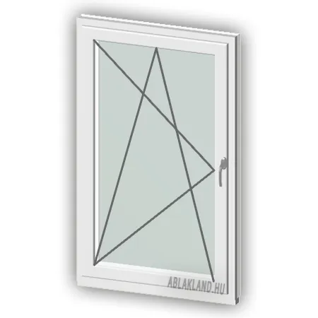90x130 Műanyag ablak, Egyszárnyú, Bukó/Nyíló, Neo80 Rehau